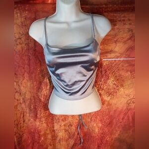 Sleek Satin Cowl Neck Camisole